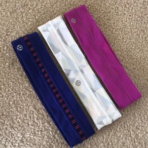 3 lululemon headbands
